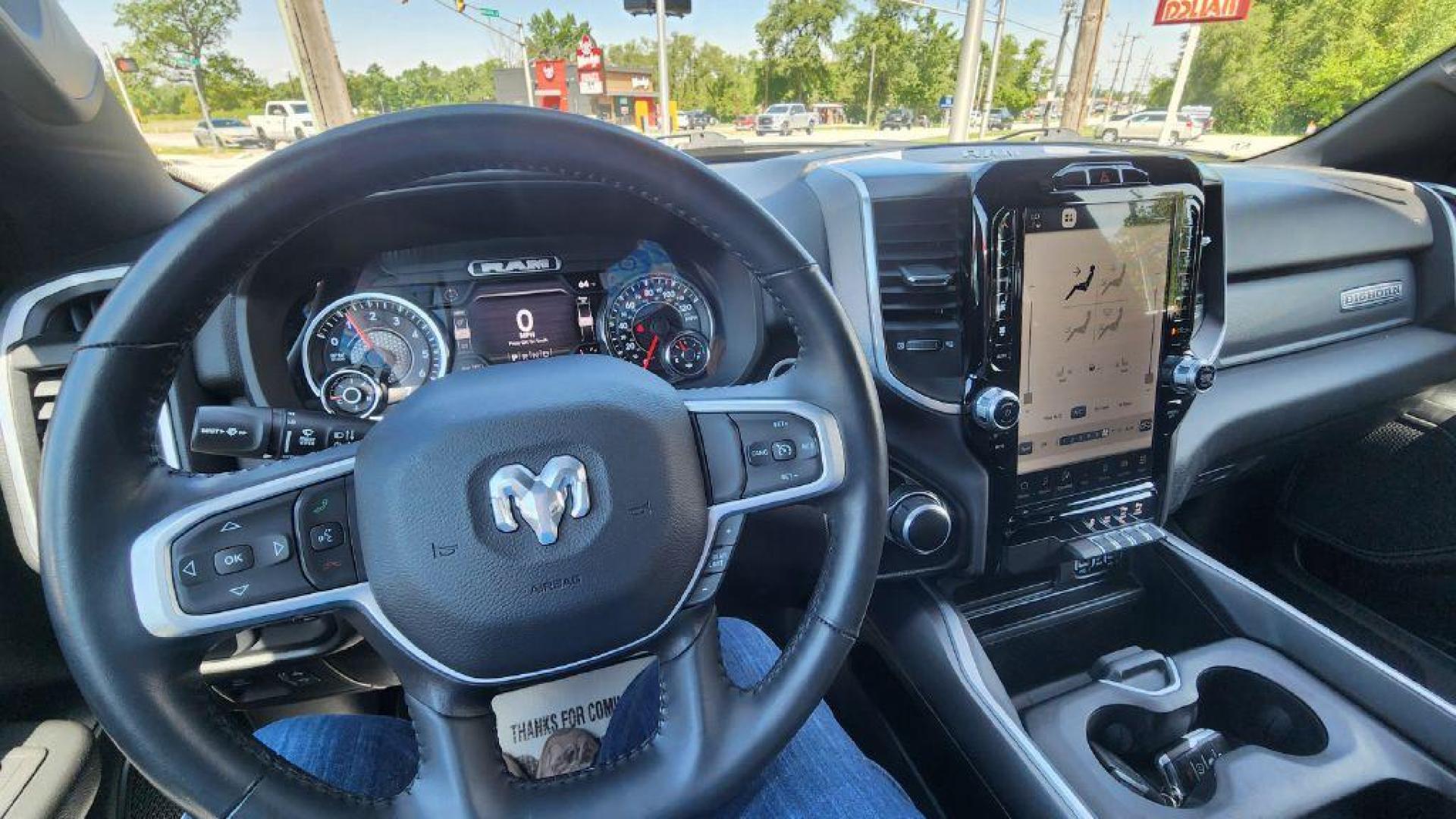 2023 GRAY RAM 1500 BIG HORN/LONE STAR (1C6RRFFG7PN) with an 3.6L engine, Automatic transmission, located at 101 S. Halleck St., DeMotte, 46310, (219) 987-2922, 41.202343, -87.198189 - Photo#8