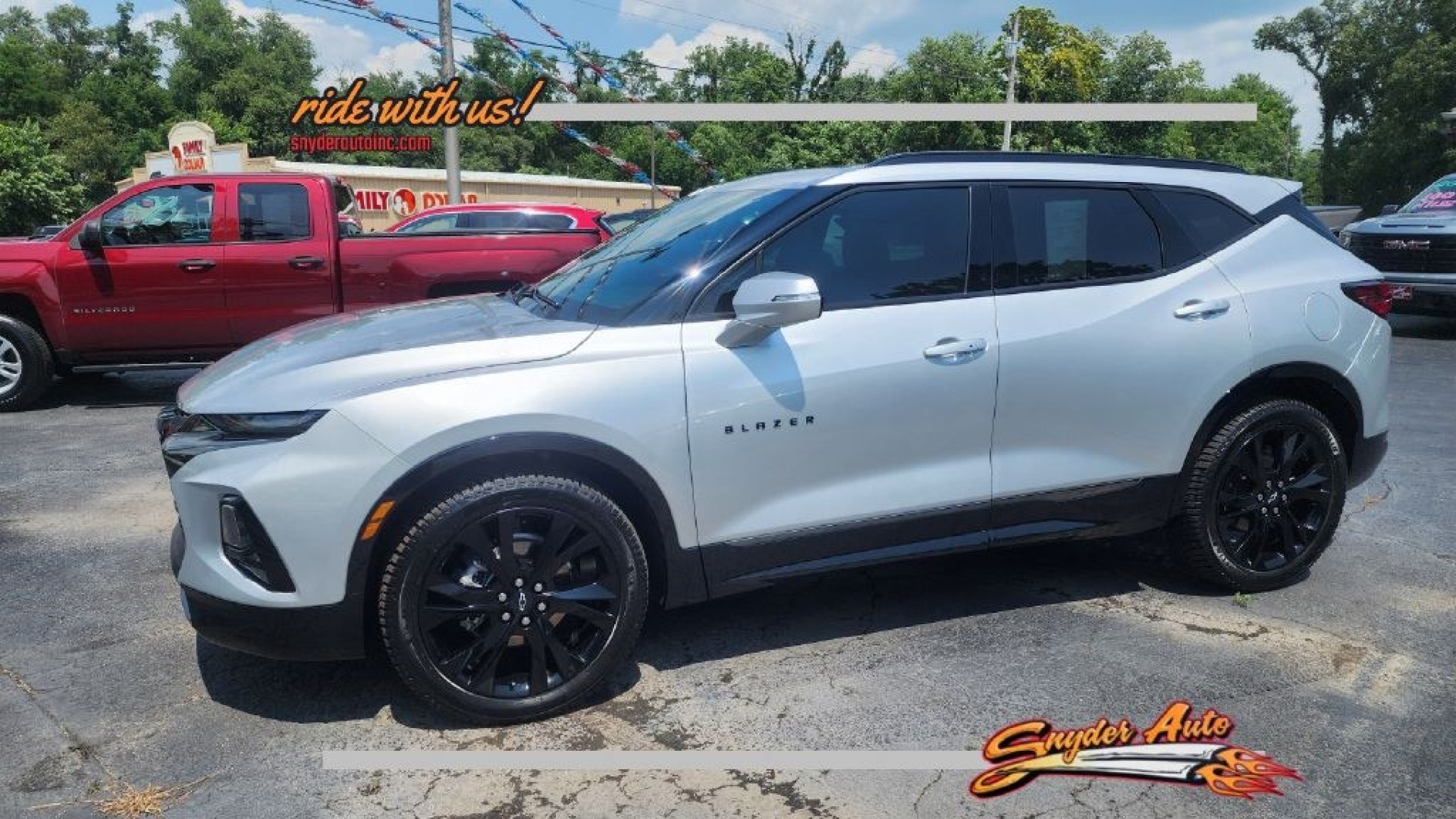 2021 SILVER CHEVROLET BLAZER RS - AWD (3GNKBKRS2MS) with an 3.6L engine, Automatic transmission, located at 101 S. Halleck St., DeMotte, 46310, (219) 987-2922, 41.202343, -87.198189- Photo#0