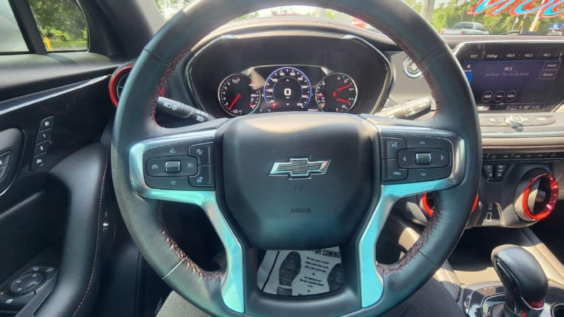 2021 SILVER CHEVROLET BLAZER RS - AWD (3GNKBKRS2MS) with an 3.6L engine, Automatic transmission, located at 101 S. Halleck St., DeMotte, 46310, (219) 987-2922, 41.202343, -87.198189- Photo#11
