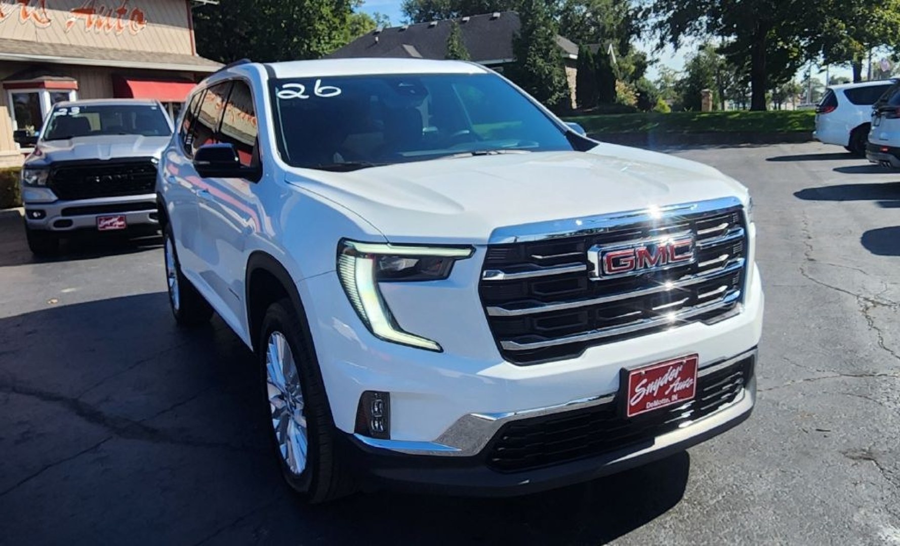 2026 WHITE GMC ACADIA ELEVATION - AWD (1GKENNKSXTJ) with an 2.5L engine, Automatic transmission, located at 101 S. Halleck St., DeMotte, 46310, (219) 987-2922, 41.202343, -87.198189- Photo#1