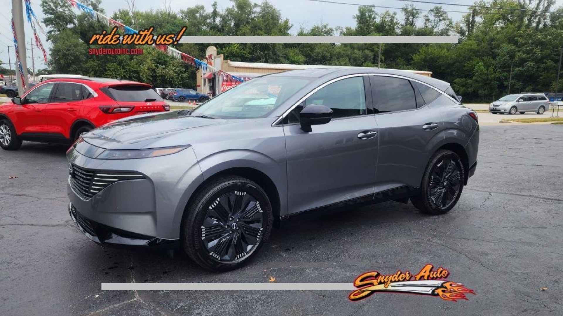 2026 GRAY NISSAN MURANO PLATINUM - AWD (5N1AZ3DS4TC) with an 2.0L engine, Automatic transmission, located at 101 S. Halleck St., DeMotte, 46310, (219) 987-2922, 41.202343, -87.198189- Photo#0